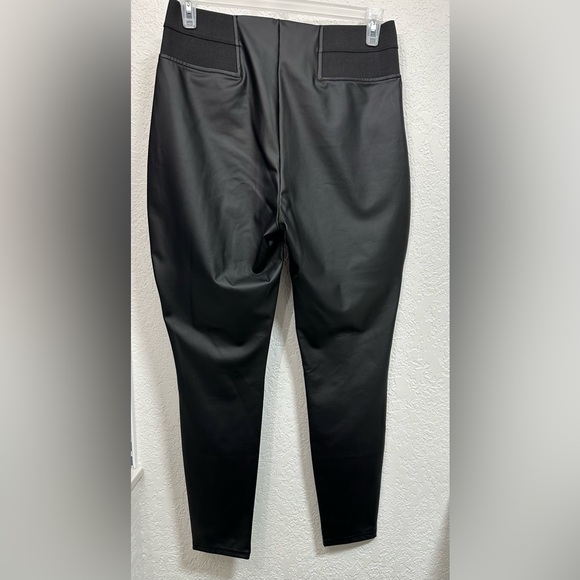 Vera Wang Faux Leather Leggings - Picture 2 of 5